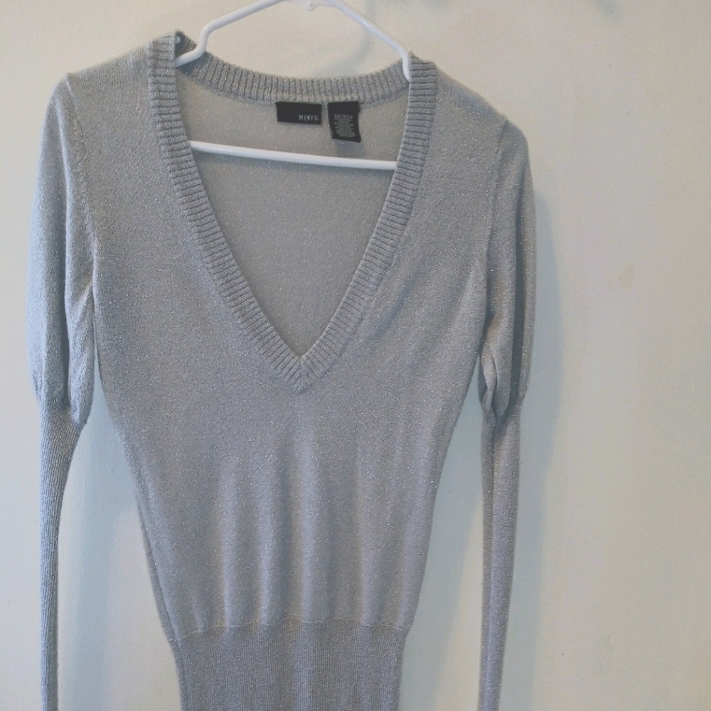 Silver sweater
